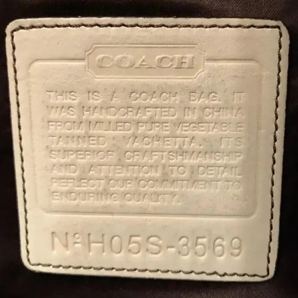 Coach Vintage Lg Daphne Legacy Doctors 3569 Leather - Picture 7 of 16